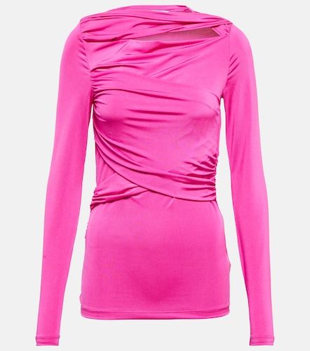 Victoria Beckham Top wrap de jersey - Victoria Beckham - Modalova