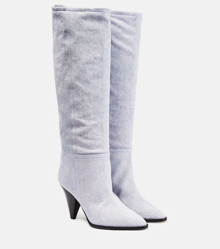 Ririo denim knee-high boots - Isabel Marant - Modalova