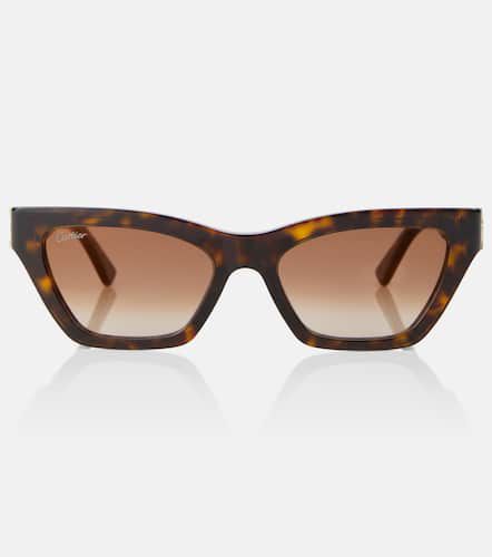 Cat-eye sunglasses - Cartier Eyewear Collection - Modalova