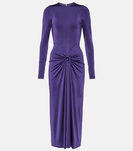 Gathered midi dress - Victoria Beckham - Modalova