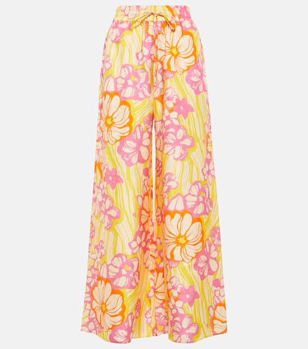 AlÃ©mais Fenella floral high-rise silk pants - Alemais - Modalova