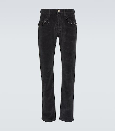 Pantaloni slim in cotone con borchie - Undercover - Modalova