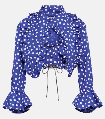 Blusa Heart in cotone a pois con ruches - Vivienne Westwood - Modalova