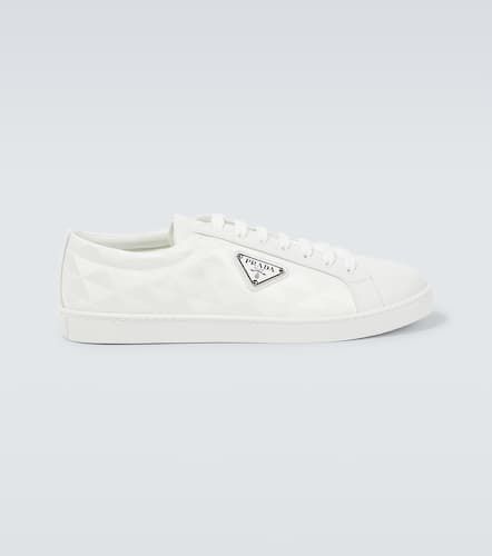 Prada Logo leather-trimmed sneakers - Prada - Modalova