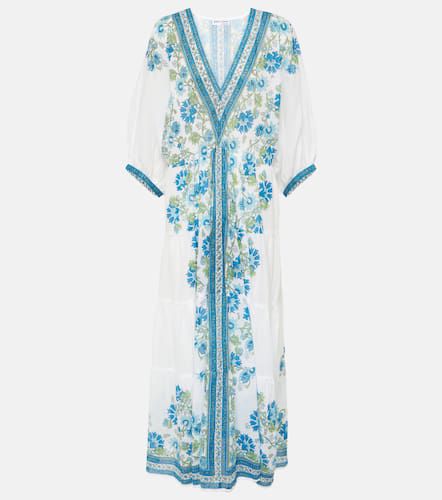 Floral cotton maxi dress - Juliet Dunn - Modalova