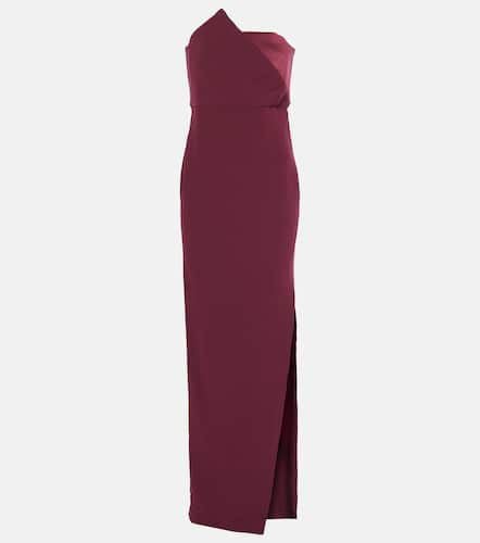 Asymmetric satin crÃªpe gown - Roland Mouret - Modalova