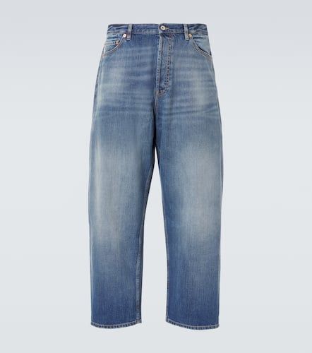 Valentino Cropped Barrel Jeans - Valentino - Modalova