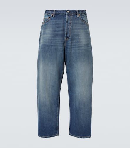 Valentino Cropped Barrel-Leg Jeans - Valentino - Modalova