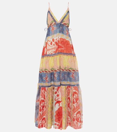 Printed cotton and silk maxi dress - Etro - Modalova