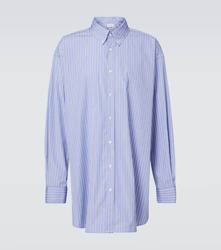 Striped oversized cotton shirt - Maison Margiela - Modalova