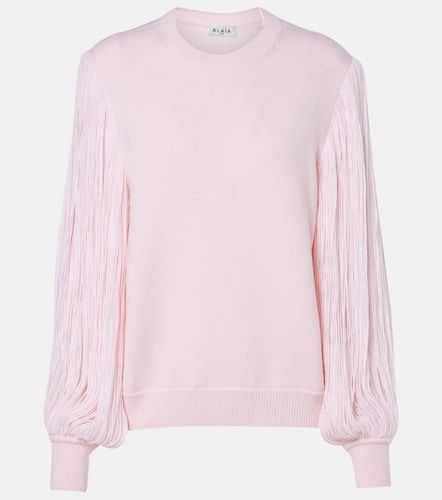 Alaïa Pullover in lana con nappe - Alaia - Modalova