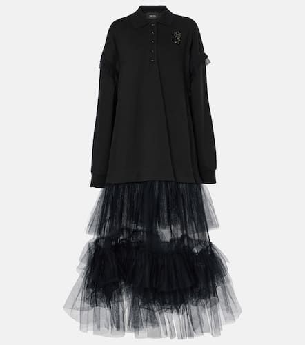 Cotton jersey polo dress - Simone Rocha - Modalova