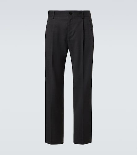 Wool-blend straight pants - Dolce&Gabbana - Modalova