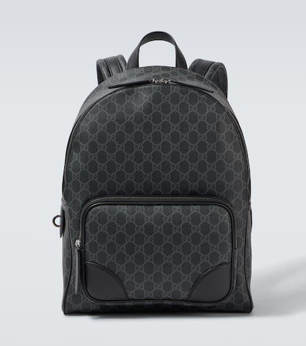 GG Canvas leather-trimmed backpack - Gucci - Modalova