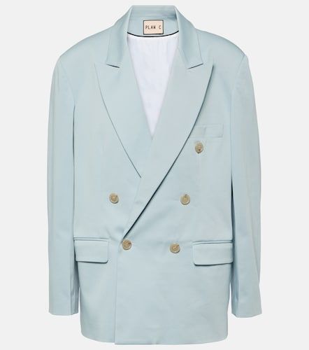 Oversize Blazer aus Baumwollgemisch - Plan C - Modalova