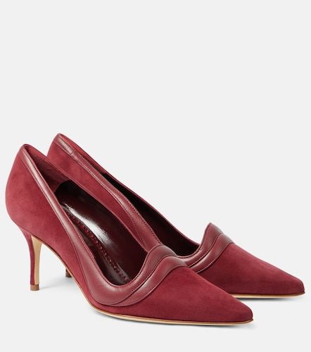 Pumps Ajarafa 70 in suede e pelle - Manolo Blahnik - Modalova