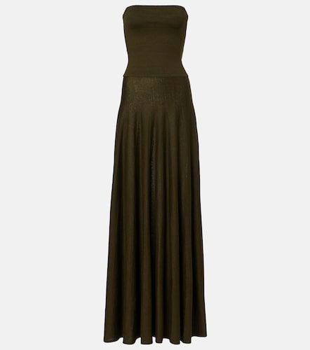 Alaïa Abito bustier in misto lino - Alaia - Modalova