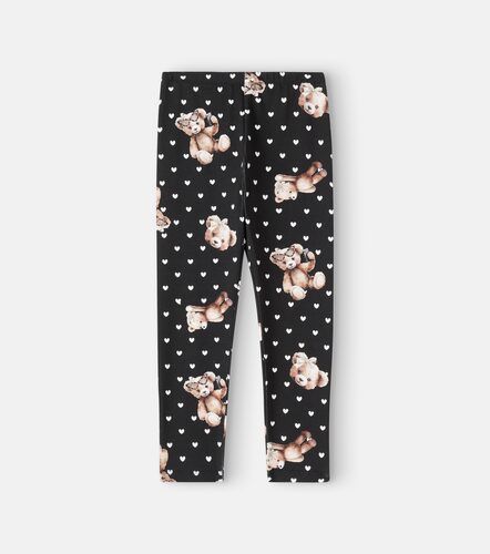 Leggings en mezcla de algodón estampados - Monnalisa - Modalova