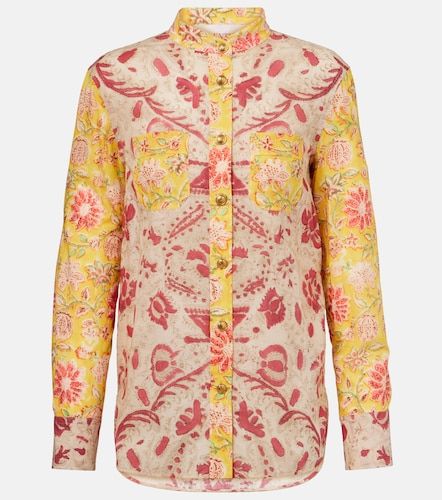 Camicia in cotone con stampa paisley - Valentino Garavani - Modalova