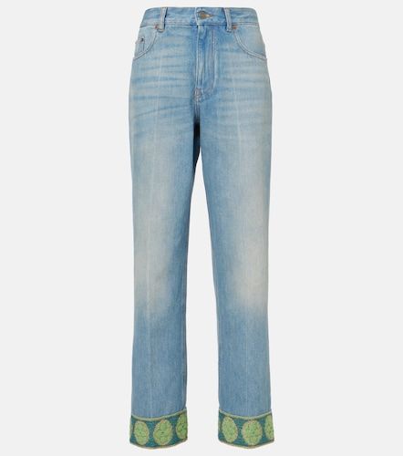 Jeans regular con jacquard - Valentino Garavani - Modalova