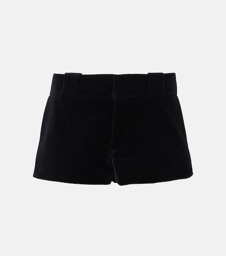Chloé Shorts de terciopelo de algodón - Chloe - Modalova