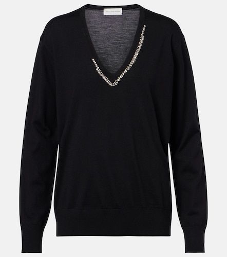 Verzierter Pullover aus Wolle - Dries Van Noten - Modalova