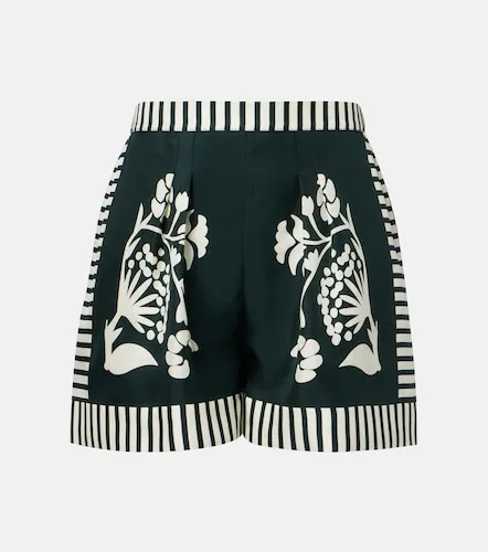 Arjun printed silk twill shorts - Eres - Modalova