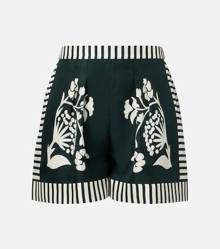 Shorts Arjun de sarga de seda estampados - Eres - Modalova
