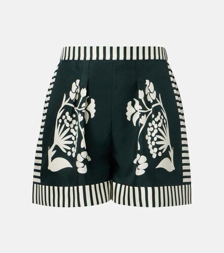 Shorts Arjun in twill di seta con stampa - Eres - Modalova