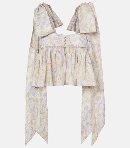 Chloé Top de algodón floral - Chloe - Modalova