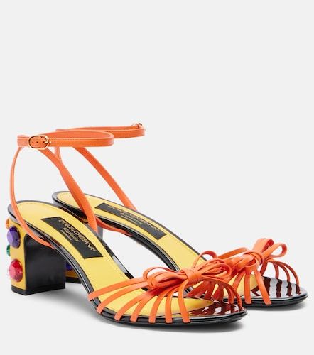 Keira embellished leather sandals - Dolce&Gabbana - Modalova