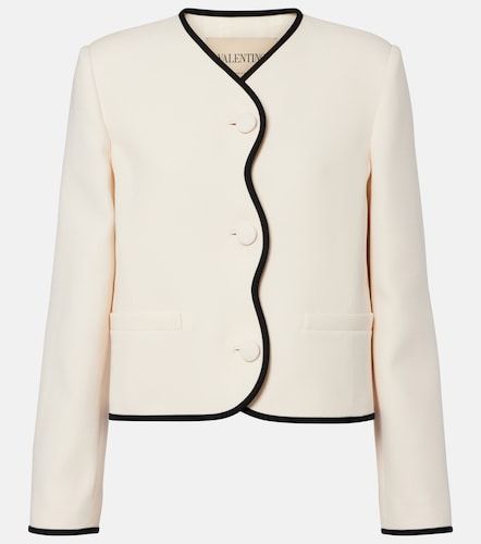 Crepe Couture scalloped jacket - Valentino - Modalova