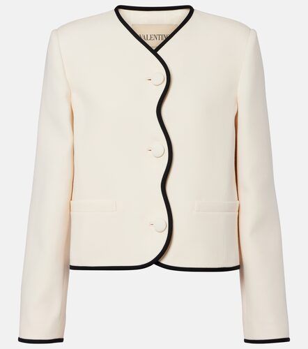 Crepe Couture scalloped jacket - Valentino Garavani - Modalova