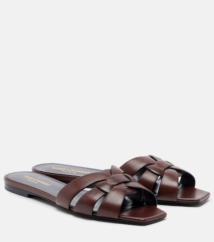 Tribute leather sandals - Saint Laurent - Modalova