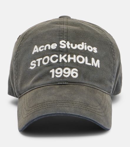 Cappello da baseball in twill di cotone con logo - Acne Studios - Modalova