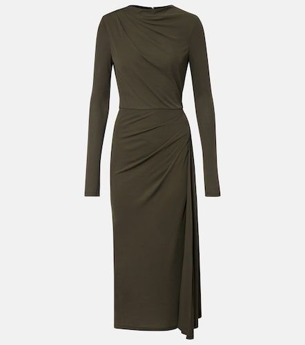 Vestido midi de jersey drapeado - Erdem - Modalova