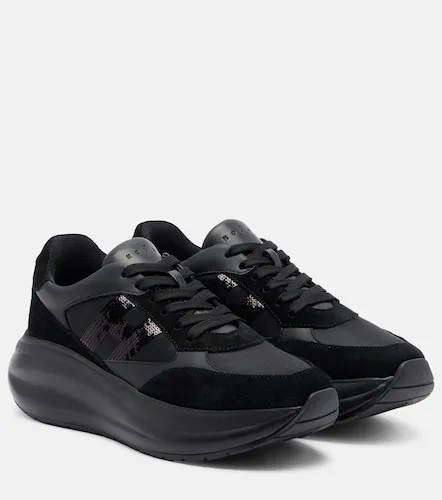 Maxi I Active suede-trimmed sneakers - Hogan - Modalova