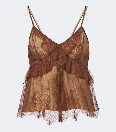 Jacques Wei Ruffled lace camisole - Jacques Wei - Modalova