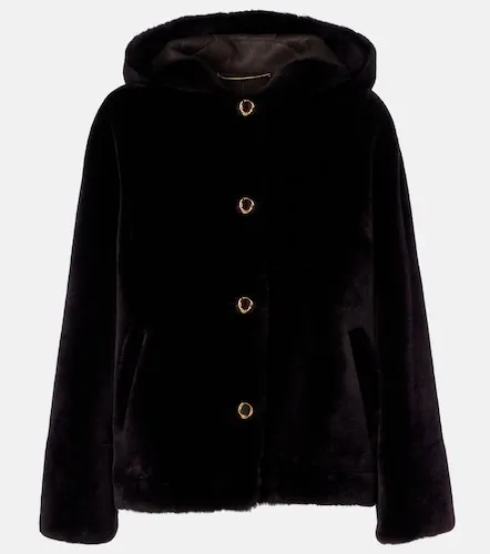 Chaqueta de borrego con capucha - Agnona - Modalova