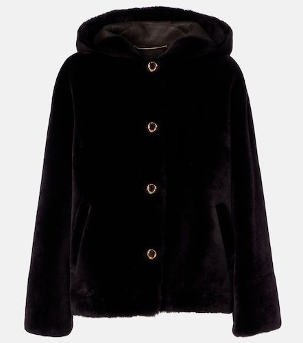 Agnona Kapuzenjacke aus Shearling - Agnona - Modalova