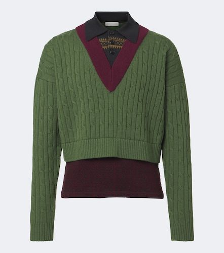 Jersey de lana y algodón - Dries Van Noten - Modalova
