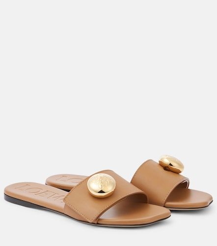 Loewe Pebble leather slides - Loewe - Modalova