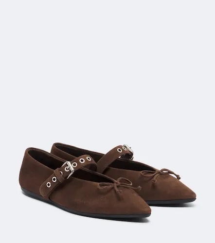 Miu Miu Suede ballet flats - Miu Miu - Modalova