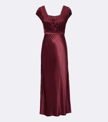 Vestido midi Maeva de satén con encaje - Rixo - Modalova