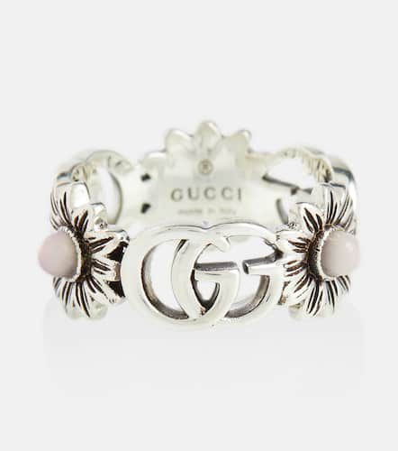 GG Marmont sterling ring with pearls - Gucci - Modalova