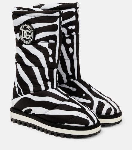Bedruckte Schneestiefel - Dolce&Gabbana - Modalova