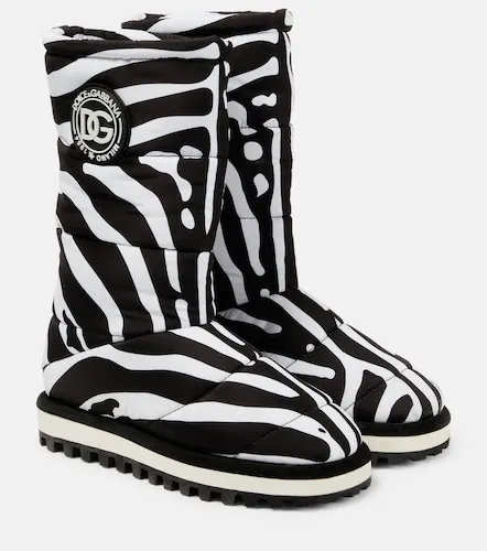 Bedruckte Schneestiefel - Dolce&Gabbana - Modalova