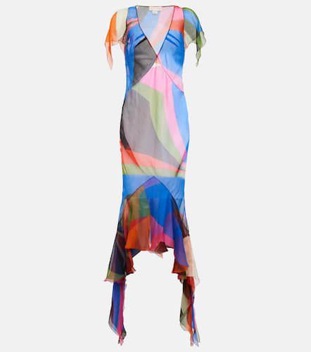 Pucci Printed silk midi dress - Pucci - Modalova
