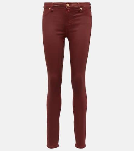 High-rise cotton-blend skinny jeans - 7 For All Mankind - Modalova