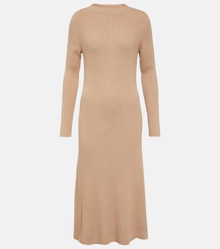 Knitted silk-blend midi dress - Joseph - Modalova